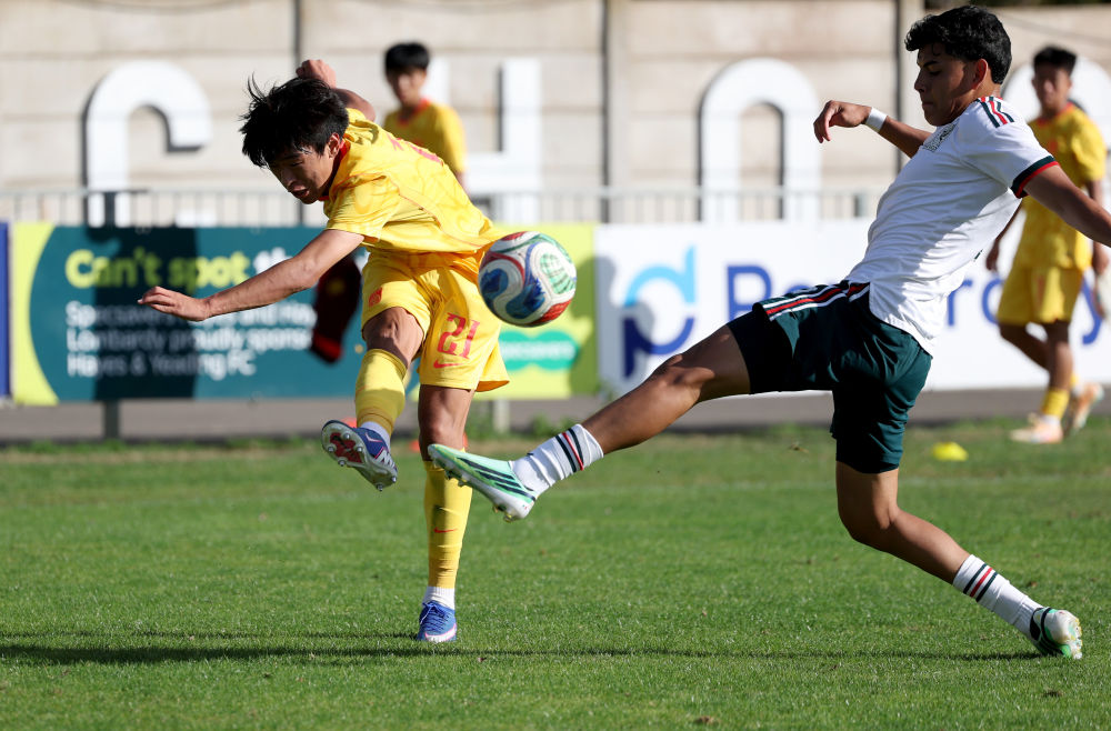 热身赛中国U17男足不敌墨西哥队